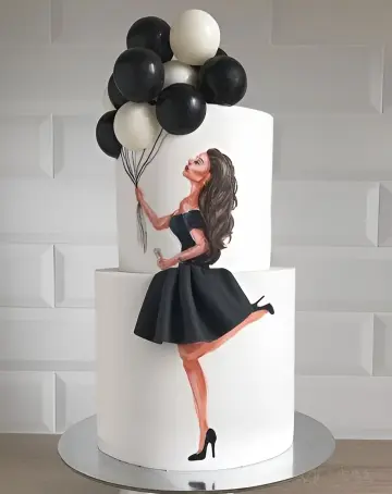 Beautiful figure cake