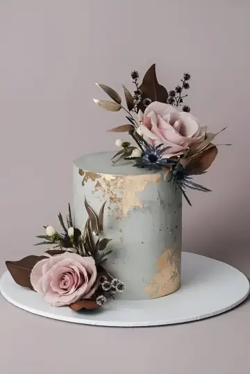 Gilded glamour party cake